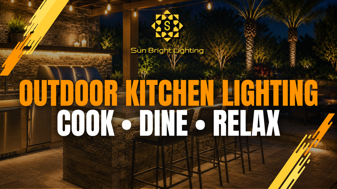 How to Light an Outdoor Kitchen: Task, Accent & Under-Counter Lighting Ideas