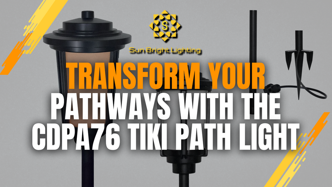 Bring Warmth and Beauty to Your Outdoors with the CDPA76 Path Light