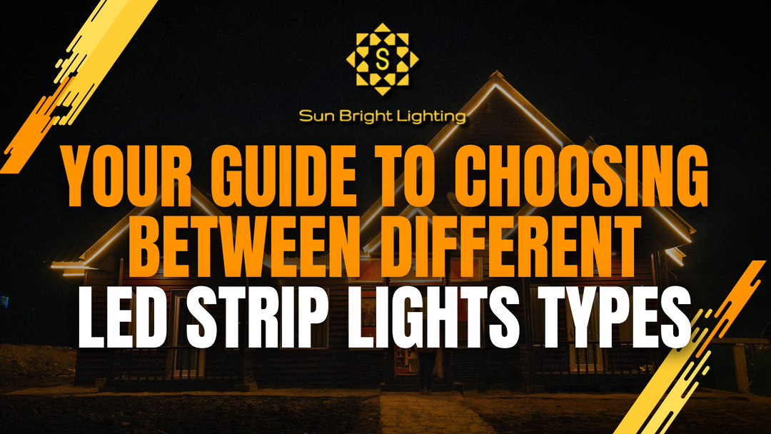 Your Guide to LED Strip Light Types: Choosing Between Single Color, CCT, RGB, RGBW, RGBWCCT & RGBIC