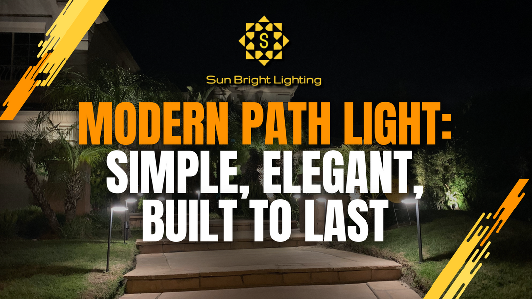 CDPS58 Stainless Steel Path Lights In Action