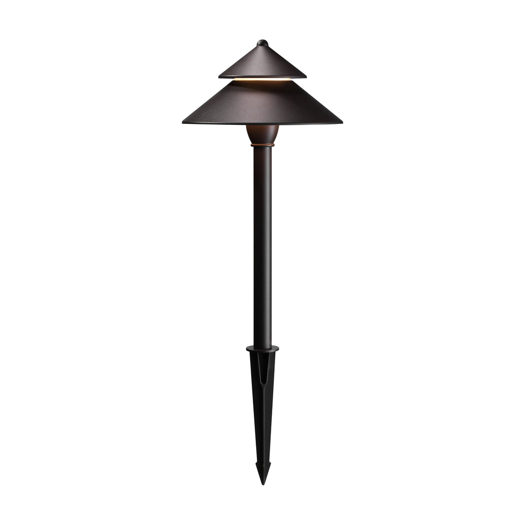 Outdoor Landscape Lighting LED 12V Low Voltage CDPAL01 Antico LED Aluminum Landscape Pathway Lights 3W 3000K 12-24V AC/DC Low Voltage Brown Mushroom Outdoor Landscape Lighting 1 Pack