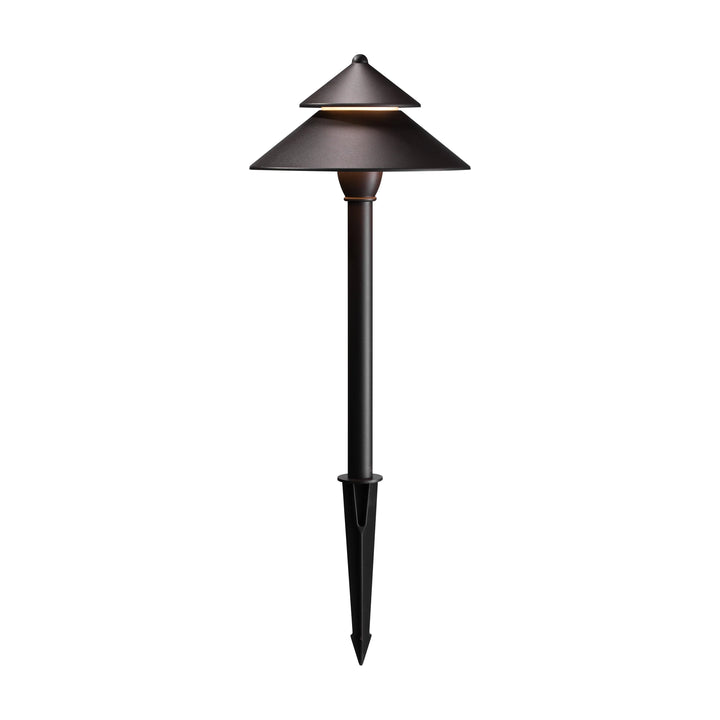 Outdoor Landscape Lighting LED 12V Low Voltage CDPAL01 Antico LED Aluminum Landscape Pathway Lights 3W 3000K 12-24V AC/DC Low Voltage Brown Mushroom Outdoor Landscape Lighting 1 Pack