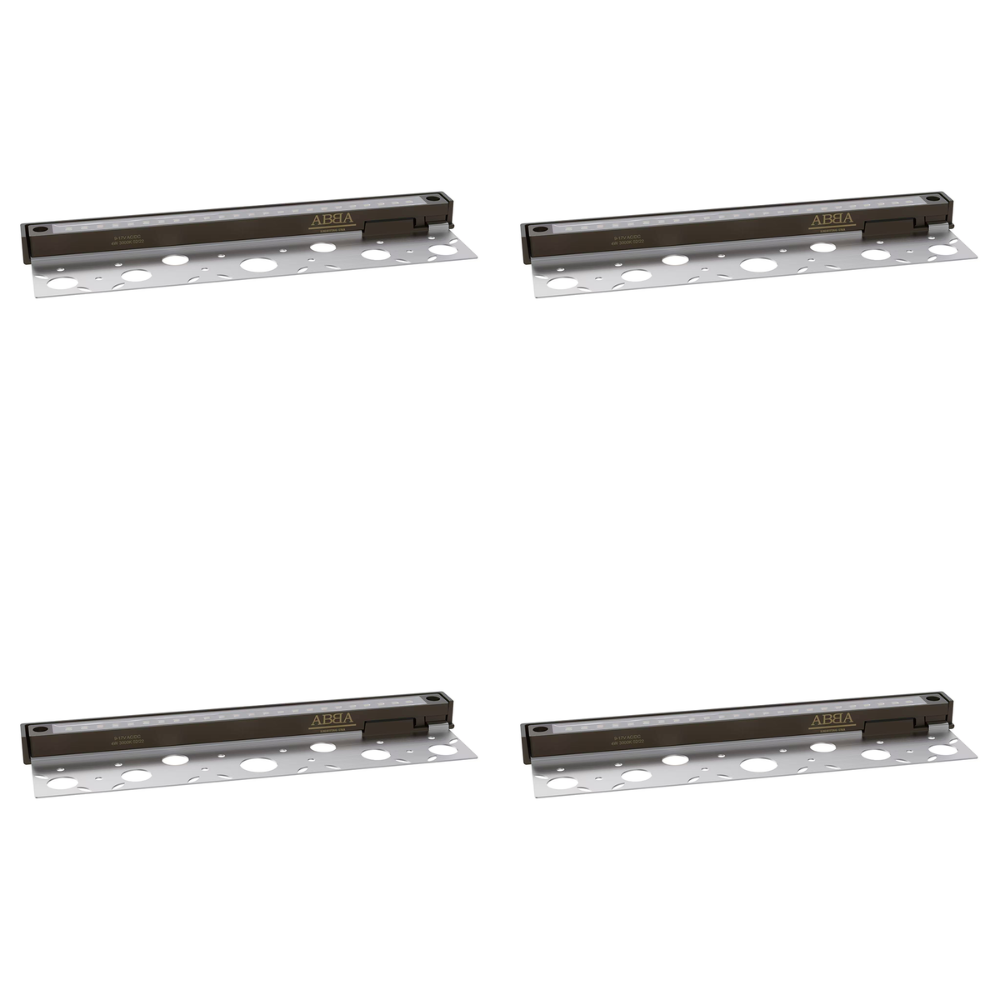 Outdoor Landscape Lighting LED 12V Low Voltage STB20 4x/8x/12x Package Brass Cast Brass Hardscape Light | 4W 12" Integrated LED 3000K 12V Low Voltage Landscape Light 4 Pack