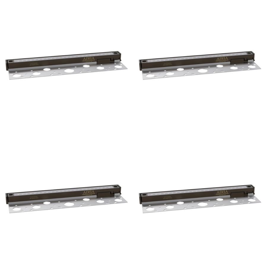 Outdoor Landscape Lighting LED 12V Low Voltage STB20 4x/8x/12x Package Brass Cast Brass Hardscape Light | 4W 12" Integrated LED 3000K 12V Low Voltage Landscape Light 4 Pack