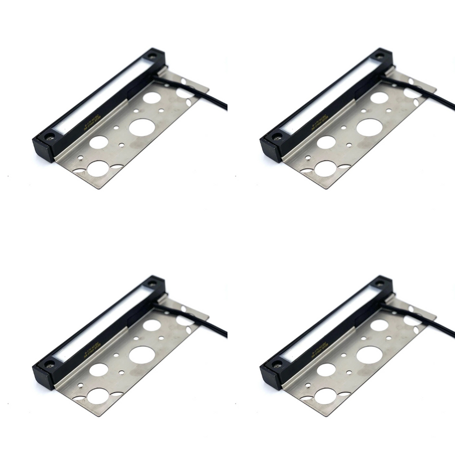 Outdoor Landscape Lighting LED 12V Low Voltage STBP10 Tulay Antique/Black Brass Hardscape Light 7" 4x/8x/12x 2W 2700K Integrated LED Package Low Voltage Outdoor Lighting Black 4 Pack