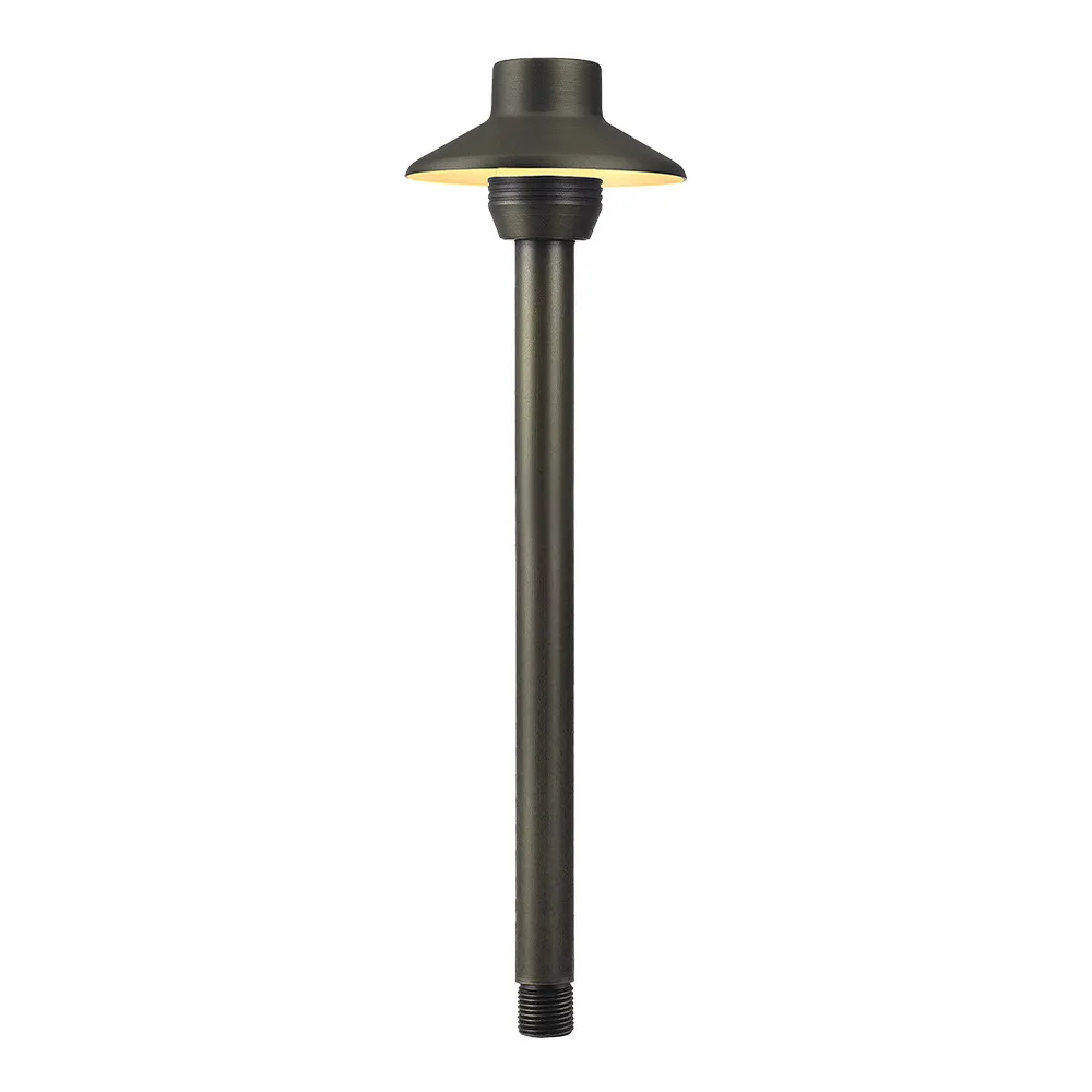 Outdoor Landscape Lighting LED 12V Low Voltage PLB30 4x/8x/12x Package Outdoor Garden Mushroom Pathway Light | 12V Low Voltage Brass Path Light with G4 3W 3000K Bulb