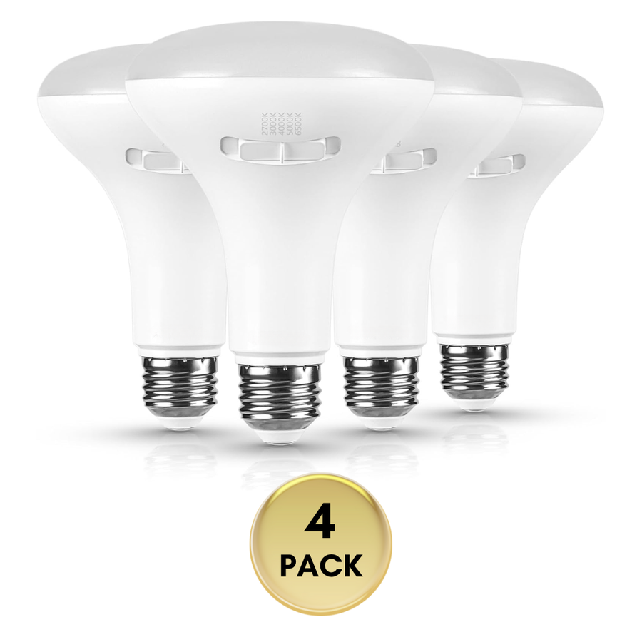 Outdoor Landscape Lighting LED 12V Low Voltage E26 4-Pack 10W 120V Line Voltage 5CCT 2700K/3000K/4000K/5000K/6500K Bulbs Package Dimmable CRI90 Energy Saving High Voltage Medium Base Light Bulb