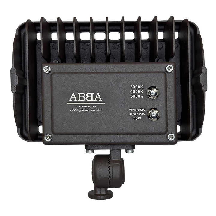Outdoor Landscape Lighting LED 12V Low Voltage FLACCT40 Bronze Aluminum 40W Outdoor LED 12V Low Voltage Landscape Lighting Floodlight