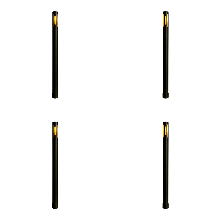 Outdoor Landscape Lighting LED 12V Low Voltage PLB25 4x/8x/12x Package Cast Brass Path and Area Light LED 12V Low Voltage Pathway Outdoor Lighting Landscape Fixture with G4 3W 3000K Bulb 4 Pack