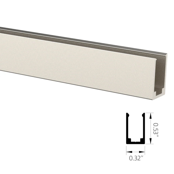AC03 Aluminum Channel For SLN04 Neon Side Flex Strip Light 10 Pack x 39"