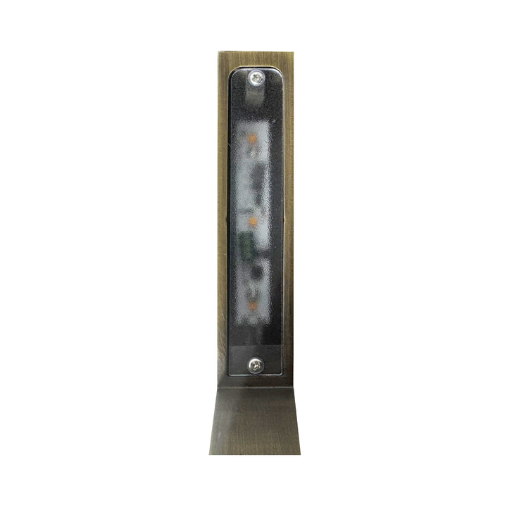 Outdoor Landscape Lighting LED 12V Low Voltage PLB07 Cast Brass Path Light | 3W 3000K Warm White Integrated LED 12V Low Voltage Landscape Light