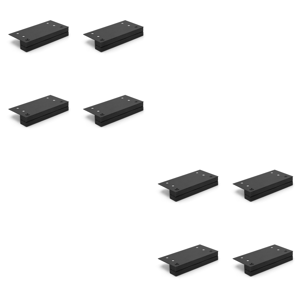 Outdoor Landscape Lighting LED 12V Low Voltage STBP08 Stelvio Black Hardscape Light 3" 4x/8x/12x 2W 2700K Integrated LED Package Low Voltage Outdoor Lighting 8 Pack