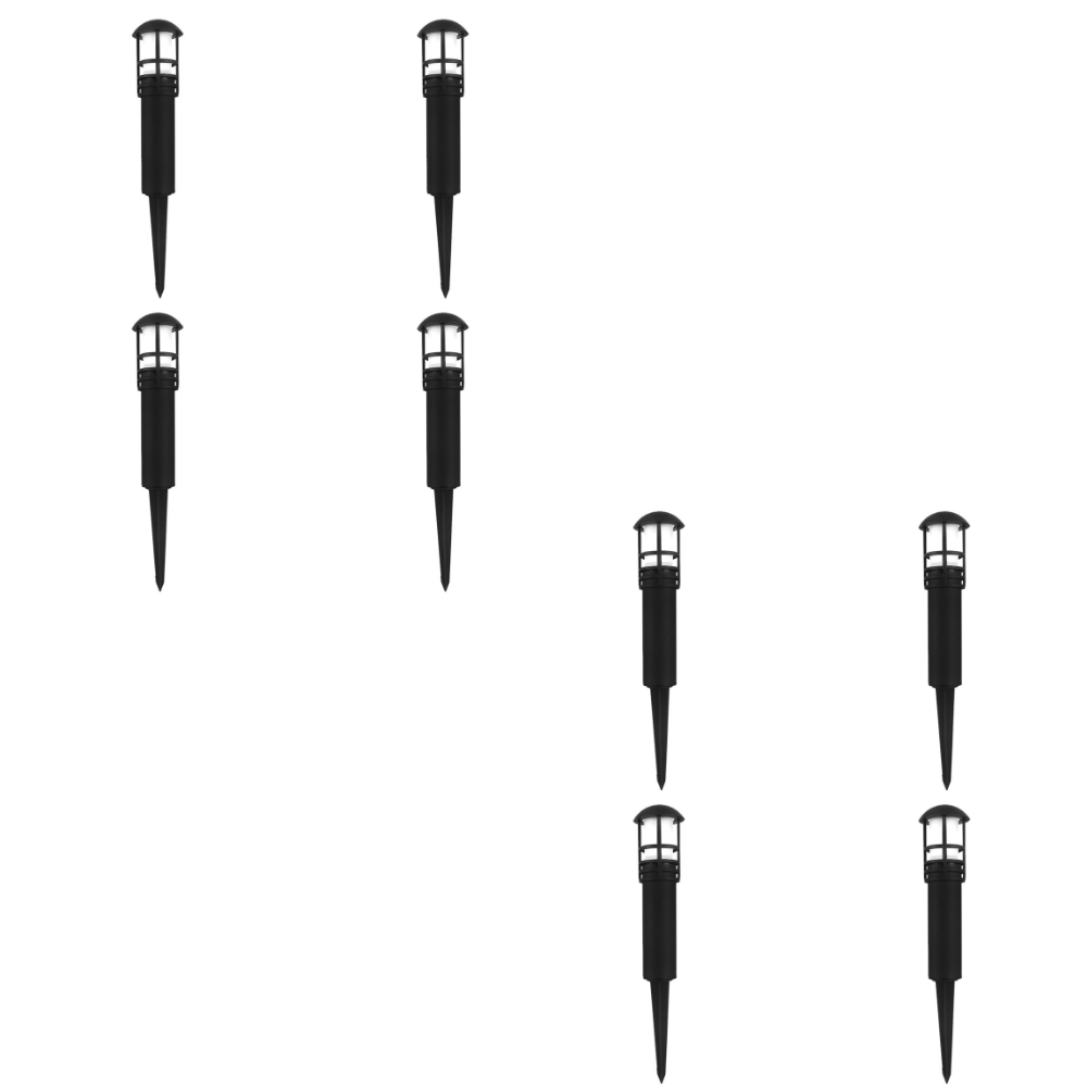 Outdoor Landscape Lighting LED 12V Low Voltage CDPA55 4x/8x/12x Package 3W 12V Low Voltage 3000K Warm White Integrated LED Garden Bollard Aluminum Path Light 8 Pack