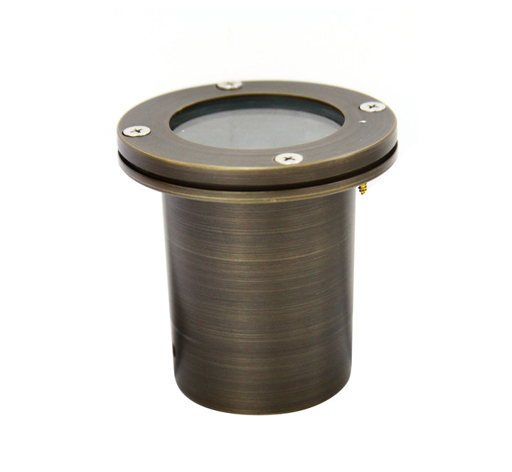 Outdoor Landscape Lighting LED 12V Low Voltage RGL8800 12x Package Cast Brass Bronze Low Voltage Round LED In-Ground Well Light IP65 Waterproof [FINAL SALE]