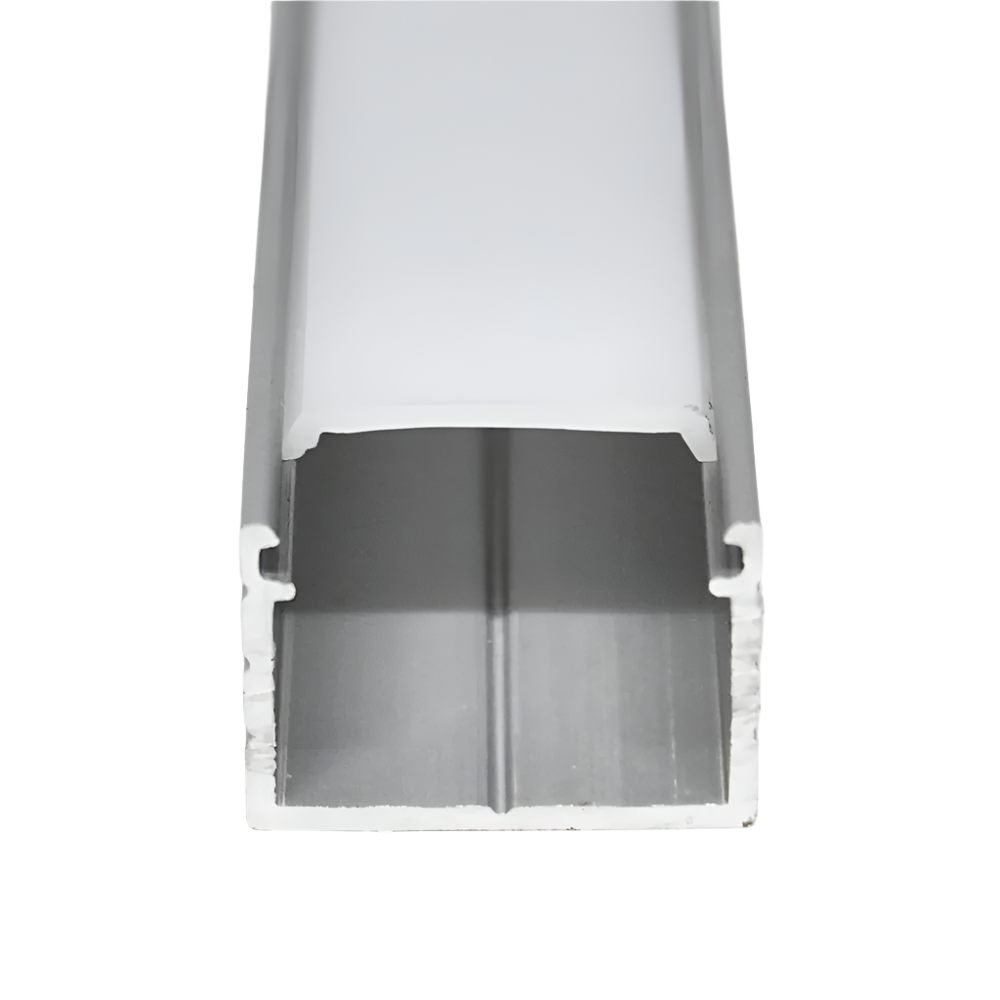 Outdoor Landscape Lighting LED 12V Low Voltage BN269 Rectangular 8 ft Aluminum Channel 0.70" x 0.50" 10 Pack LED Strip Light Cover End Caps