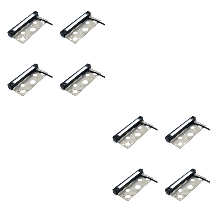 Outdoor Landscape Lighting LED 12V Low Voltage STBP10 Tulay Antique/Black Brass Hardscape Light 7" 4x/8x/12x 2W 2700K Integrated LED Package Low Voltage Outdoor Lighting Black 8 Pack