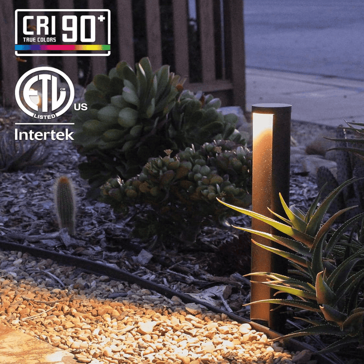 Outdoor Landscape Lighting LED 12V Low Voltage ALP16 6- and 12-Pack 5W 5CCT 1800K/2700K/3500K/4000K/5000K Integrated LED Landscape Pathway Light Package, 12V Low Voltage Side Lit Path Lights
