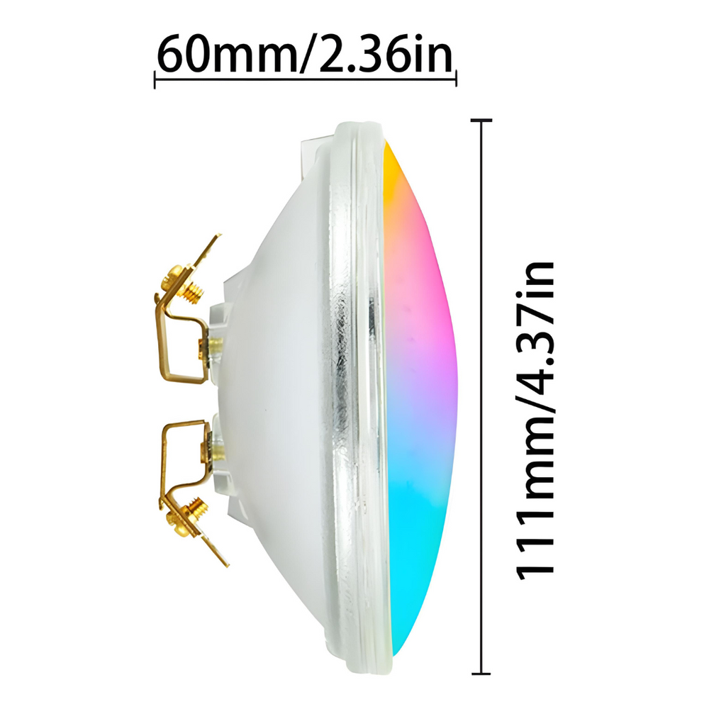 Outdoor Landscape Lighting LED 12V Low Voltage PAR36 9W 900LM LED RGB, 12V AC/DC G53 Base, Remote Controlled, IP65 waterproof Low Voltage Bulbs
