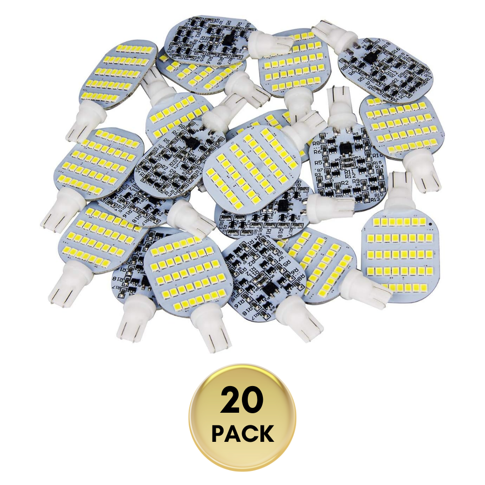 Outdoor Landscape Lighting LED 12V Low Voltage T10 921 922 912 3.8W Super Bright 600LM DC12V LED Bulbs Energy Saving Light Bulb Package 20 Pack