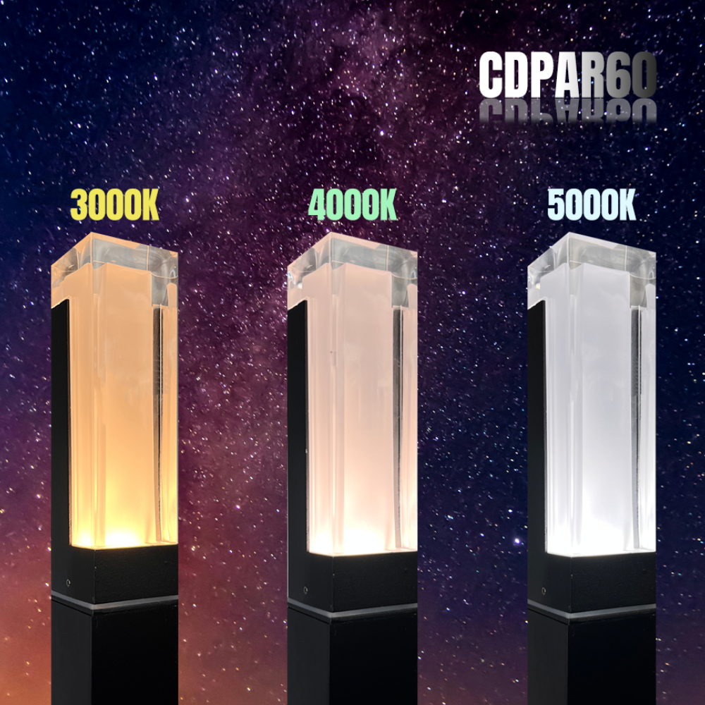 Outdoor Landscape Lighting LED 12V Low Voltage CDPAR60 4x/8x/12x Package Low Voltage RGBWC LED Bollard Landscape Light | 12V Low Voltage Aluminum Path Light