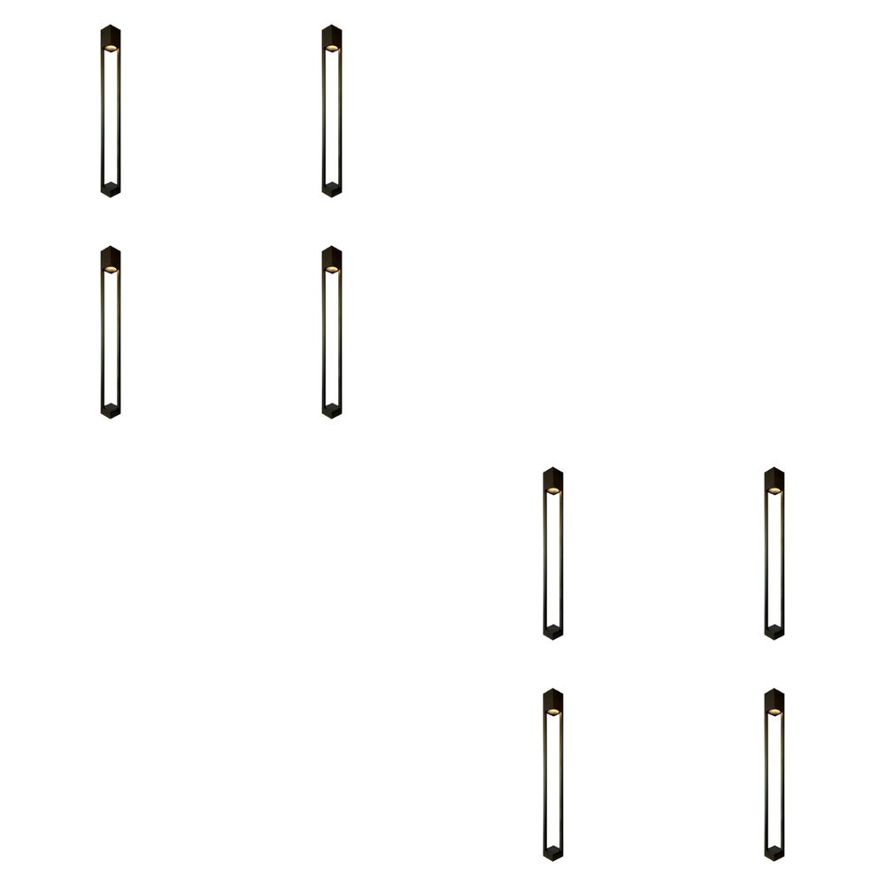 Outdoor Landscape Lighting LED 12V Low Voltage PLB23 4x/8x/12x Package Cast Brass Path and Area Light LED 12V Low Voltage Pathway Outdoor Lighting Landscape Fixture with G4 3W 3000K Bulb 8 Pack