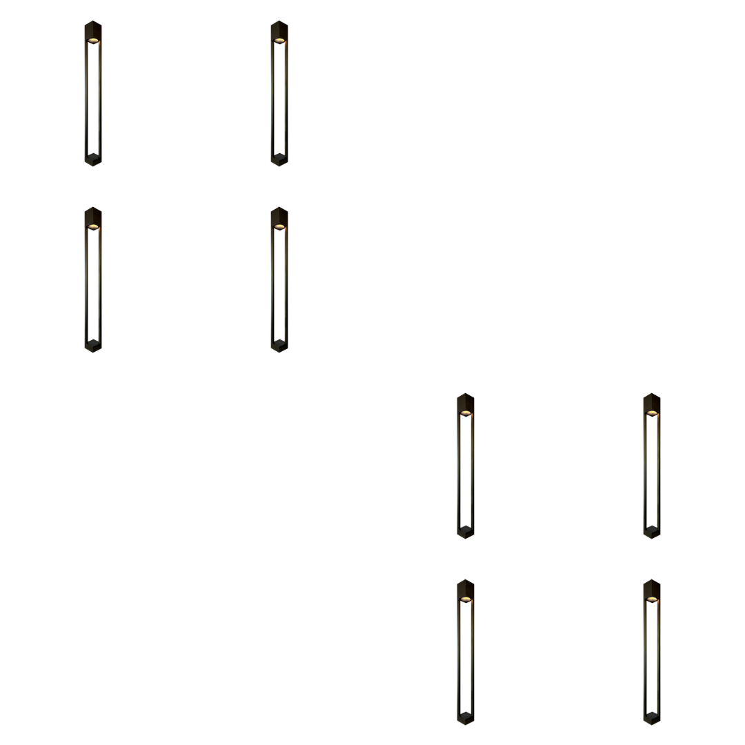 Outdoor Landscape Lighting LED 12V Low Voltage PLB23 4x/8x/12x Package Cast Brass Path and Area Light LED 12V Low Voltage Pathway Outdoor Lighting Landscape Fixture with G4 3W 3000K Bulb 8 Pack