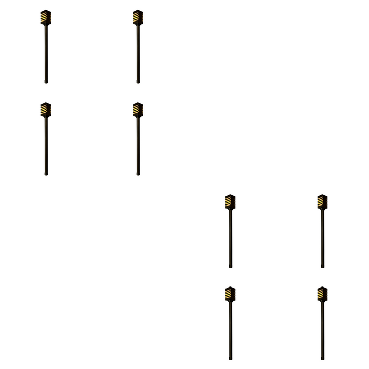 Outdoor Landscape Lighting LED 12V Low Voltage PLB24 4x/8x/12x Package Cast Brass Path and Area Light LED 12V Low Voltage Pathway Outdoor Lighting Landscape Fixture with G4 3W 3000K Bulb 8 Pack
