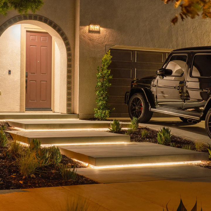 Outdoor Landscape Lighting LED 12V Low Voltage SLN03 COB Neon LED Frosted Strip Light 1.8W/ft AC12V IP67 16.4ft