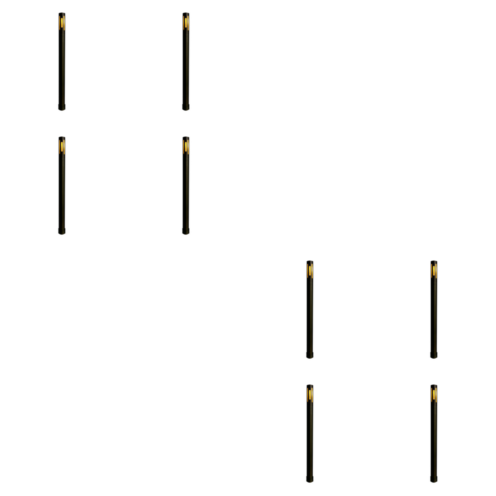Outdoor Landscape Lighting LED 12V Low Voltage PLB25 4x/8x/12x Package Cast Brass Path and Area Light LED 12V Low Voltage Pathway Outdoor Lighting Landscape Fixture with G4 3W 3000K Bulb 8 Pack
