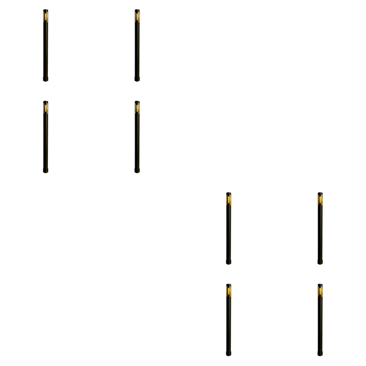 Outdoor Landscape Lighting LED 12V Low Voltage PLB25 4x/8x/12x Package Cast Brass Path and Area Light LED 12V Low Voltage Pathway Outdoor Lighting Landscape Fixture with G4 3W 3000K Bulb 8 Pack