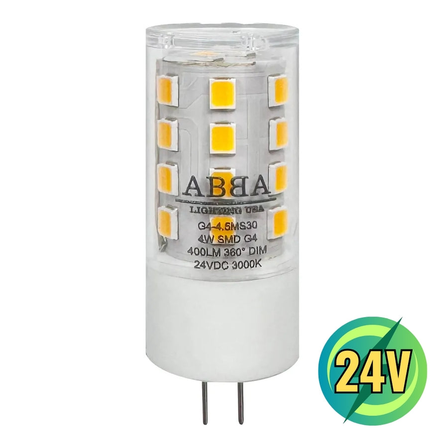 Outdoor Landscape Lighting LED 12V Low Voltage G4 4W DC24V Low Voltage Dimmable SMD Bi Pin LED Capsule Bulb Energy Efficient Light IP65 Waterproof