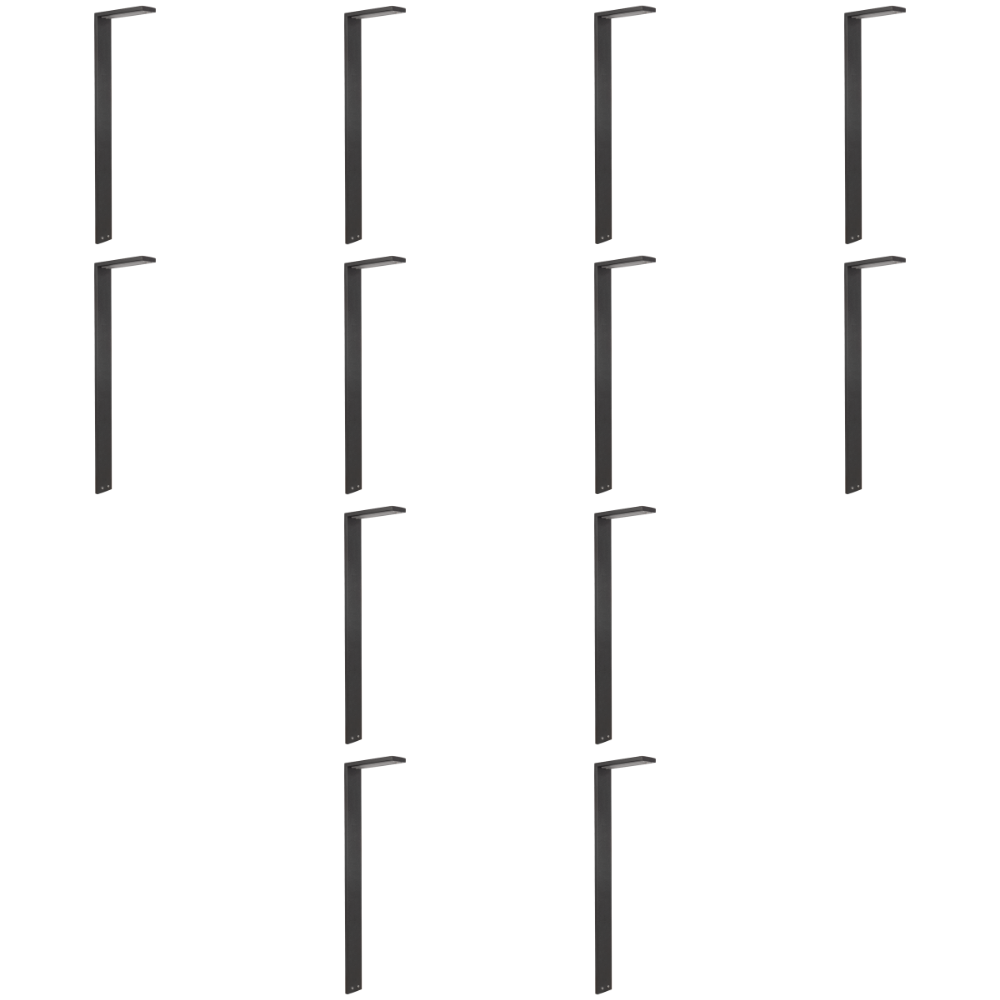 Outdoor Landscape Lighting LED 12V Low Voltage CDPS58 4x/8x/12x Package 3W Stainless Steel Directional Pathway Light LED Bollard Landscape Lighting 12V Low Voltage Black 12 Pack