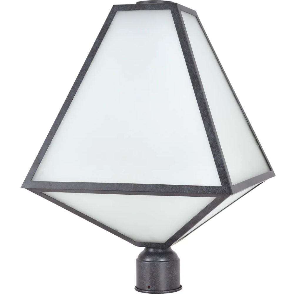 Outdoor Landscape Lighting LED 12V Low Voltage Brian Patrick Flynn Glacier 3 Light Outdoor Post Light 14"x21" Stainless Steel and Glass Charcoal Black Finish 120V 3 E26 Medium Base LED Bulb Sockets Casual Farmhouse Lantern for Patio, Garden, Exterior Posts