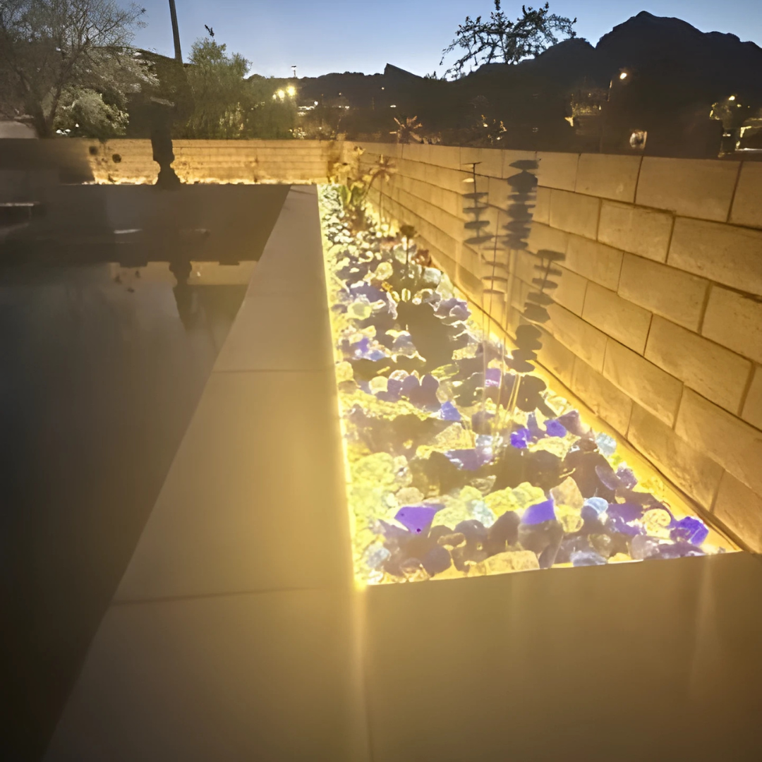 Outdoor Landscape Lighting LED 12V Low Voltage RL100 LED DC12V Low Voltage Rope Lights Outdoor IP65 3000K, 5000K, Multi Color RGB, Pink, Purple, Red, Yellow, Blue, Green (AC Converter Available)