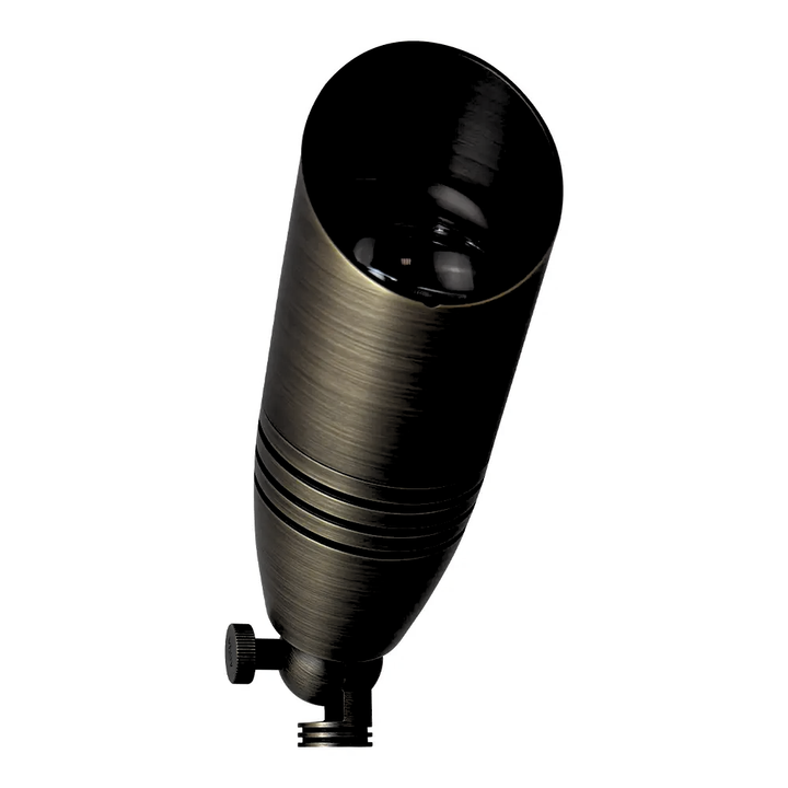 Outdoor Landscape Lighting LED 12V Low Voltage SPB06 Cast Brass 12V Low Voltage Spotlight | Outdoor LED Spotlight with MR16 Socket Dark Brass