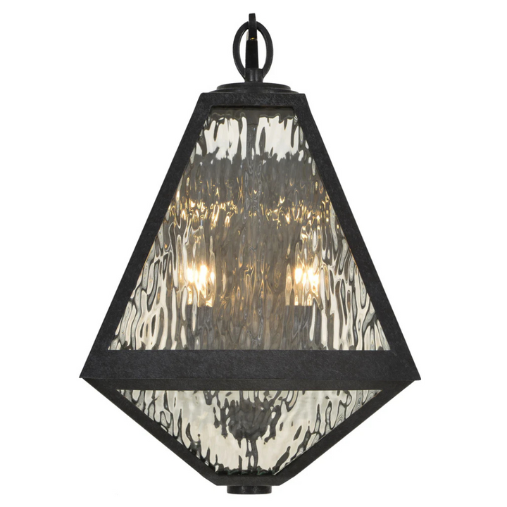 Outdoor Landscape Lighting LED 12V Low Voltage Brian Patrick Flynn Glacier 2 Light Outdoor Sconce 11"x16.75" Stainless Steel and Water Glass Black Charcoal Finish 120V 2 E26 Medium Base LED Bulb Sockets for Patio, Garden, Interior and Exterior Walls
