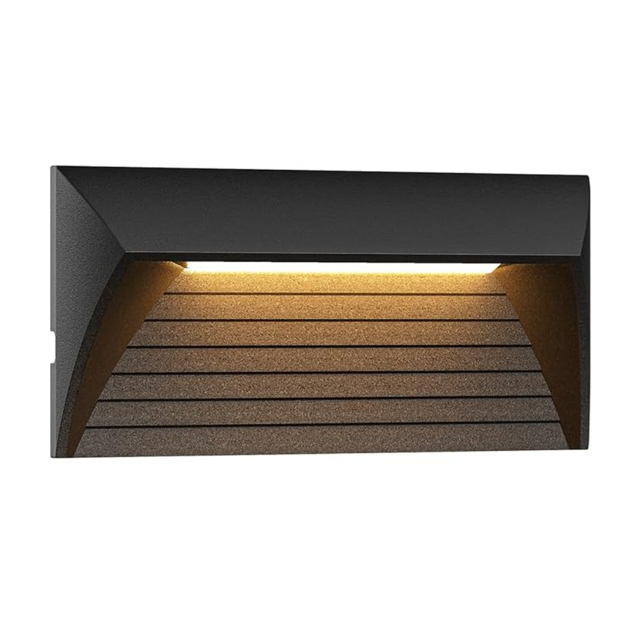 Outdoor Landscape Lighting LED 12V Low Voltage STLA14 Low Voltage 2W 12V LED Landscape Deck Light, Outdoor Retaining Wall Lights, IP65 Waterproof Step Lights, for Stair Lighting and Yard Patio Pathway Walkway (3000K) Single