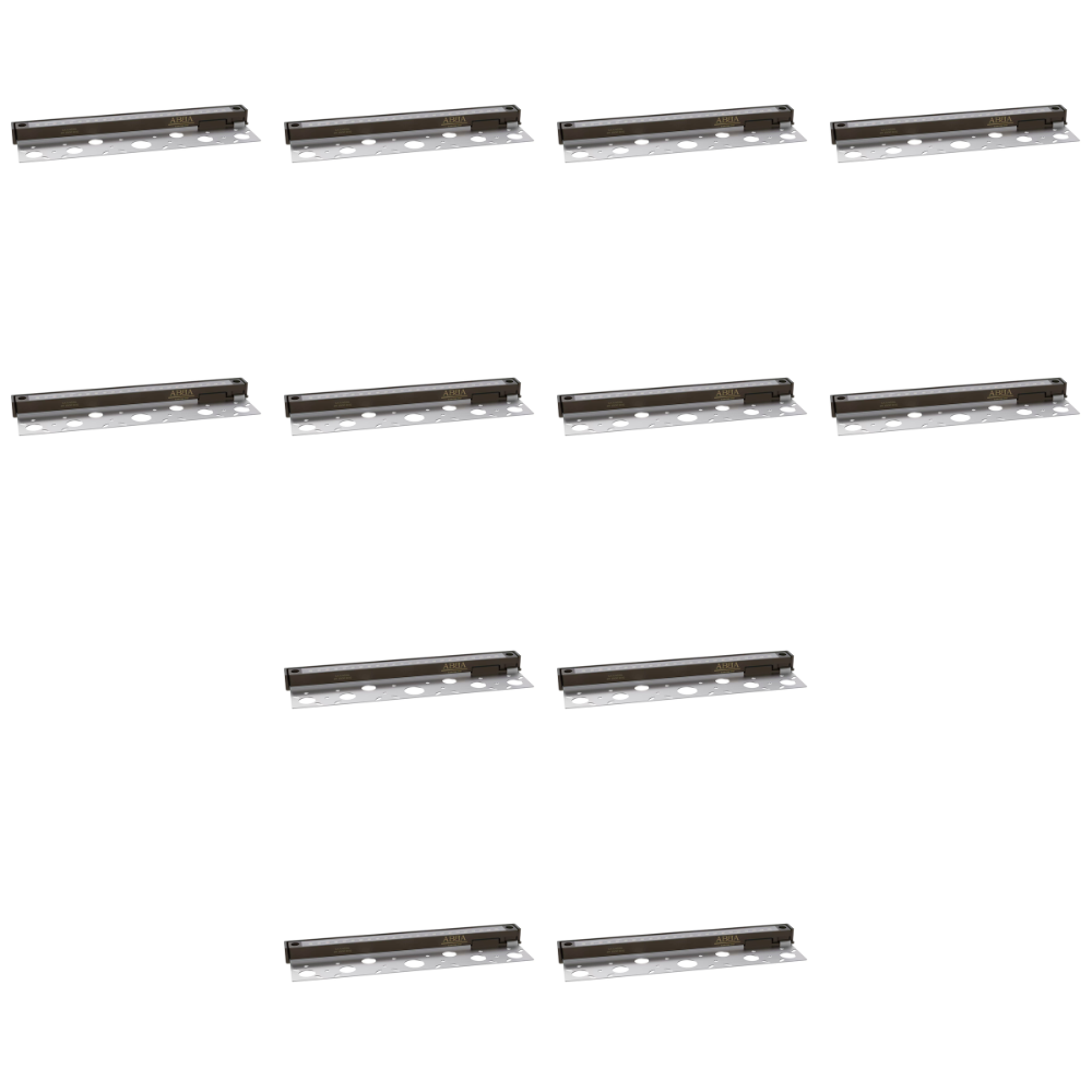 Outdoor Landscape Lighting LED 12V Low Voltage STB20 4x/8x/12x Package Brass Cast Brass Hardscape Light | 4W 12" Integrated LED 3000K 12V Low Voltage Landscape Light 12 Pack