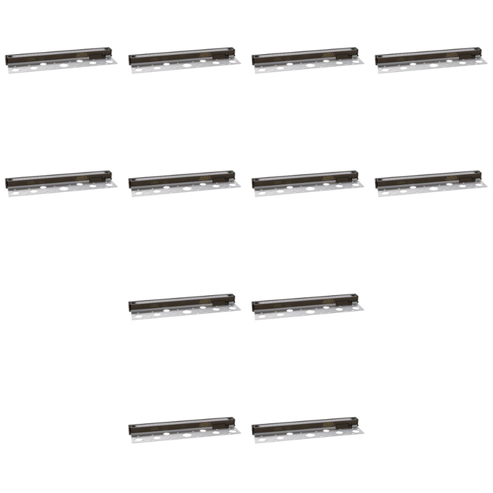 Outdoor Landscape Lighting LED 12V Low Voltage STB20 4x/8x/12x Package Brass Cast Brass Hardscape Light | 4W 12" Integrated LED 3000K 12V Low Voltage Landscape Light 12 Pack