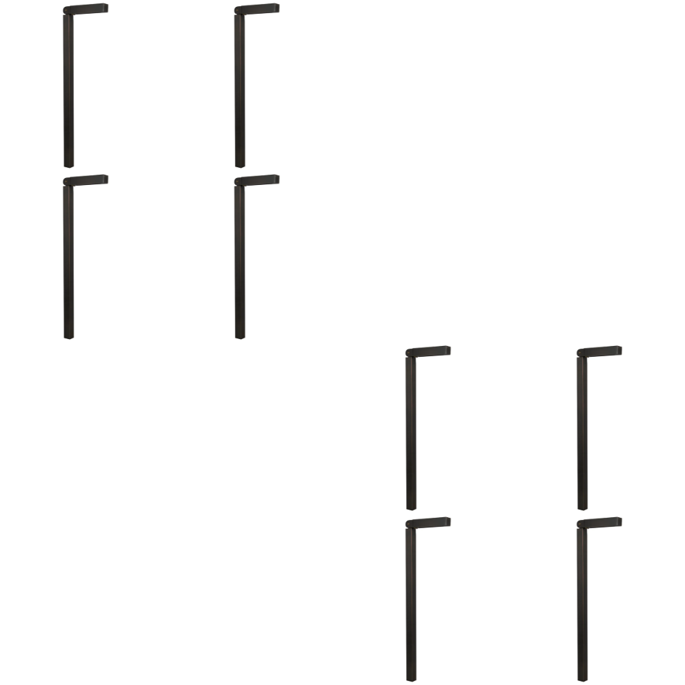 Outdoor Landscape Lighting LED 12V Low Voltage PLB14 4x/8x/12x Package Adjustable 3W 3000K Warm White Integrated Brass L-Shaped 12V Low Voltage Pathway Light 8 Pack Dark Brass