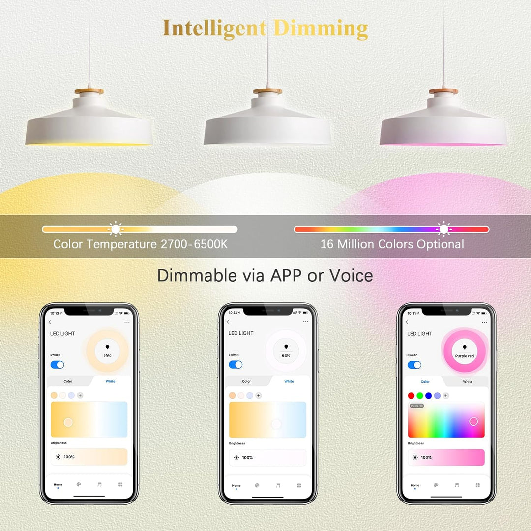 Outdoor Landscape Lighting LED 12V Low Voltage RGBCW MR16 5W Smart WIFI LED Light Bulb 4 Pack, Energy Saving RGBCW Color Changing 12V Outdoor LED Bulb Package Compatible with Alexa, Google Assistant, and Siri