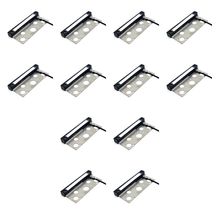Outdoor Landscape Lighting LED 12V Low Voltage STBP10 Tulay Antique/Black Brass Hardscape Light 7" 4x/8x/12x 2W 2700K Integrated LED Package Low Voltage Outdoor Lighting Black 12 Pack