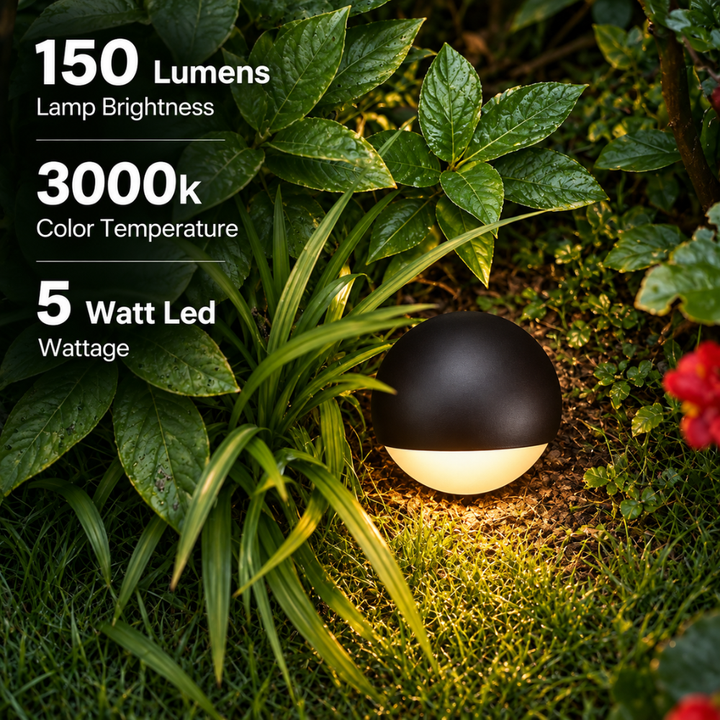 Outdoor Landscape Lighting LED 12V Low Voltage UNAL03 5W 3000K 150LM Bronze Aluminum Half-Moon LED Surface Mount Well Light – 12V Low Voltage Landscape Lighting