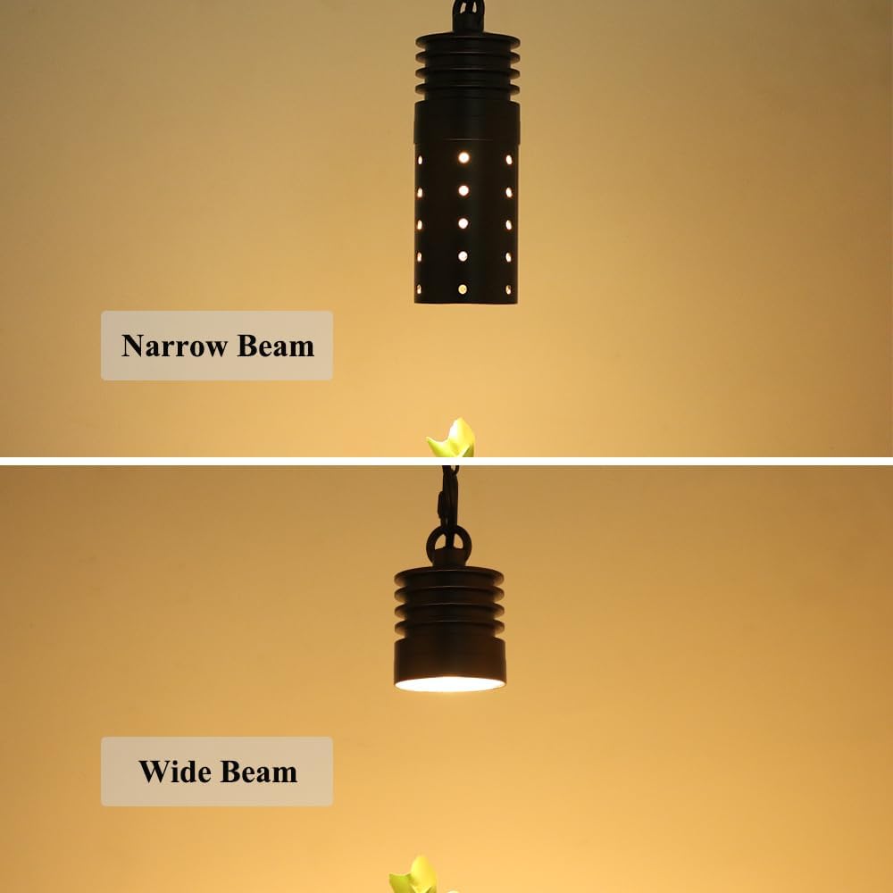 Outdoor Landscape Lighting LED 12V Low Voltage HLA05 2-Pack Low Voltage Black Pendant with MR16 3W 300LM 3000K Warm White LED Aluminum Light Hanging Patio Light Package
