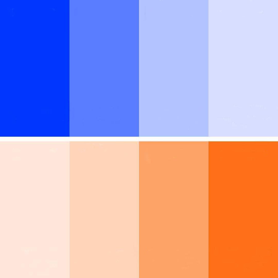 Outdoor Landscape Lighting LED 12V Low Voltage 8-Pack 16" x 20" Color Correction Gel Filters - Blue & Orange Transparent Lens Sheets for LED Fixtures