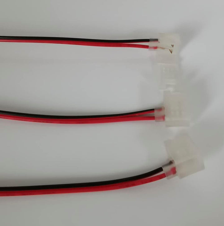 Outdoor Landscape Lighting LED 12V Low Voltage SLN 10 Pack Solderless Strip to Wire Connectors Package for 6x12mm Strip Light Neon