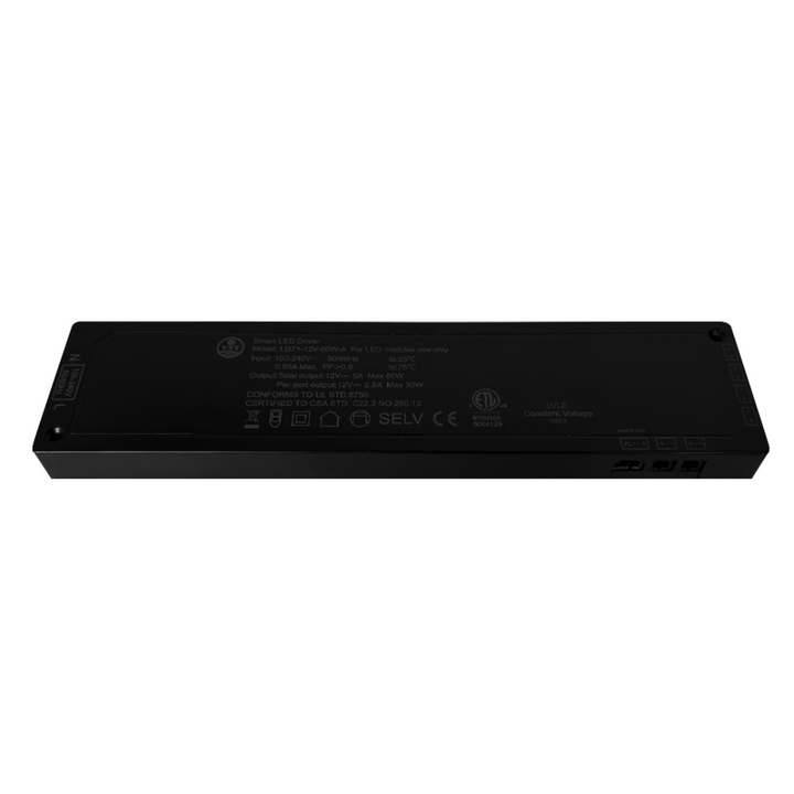Outdoor Landscape Lighting LED 12V Low Voltage TSDC60 – Heavy Duty 12V DC 60W Low Voltage Transformer for LED Modules