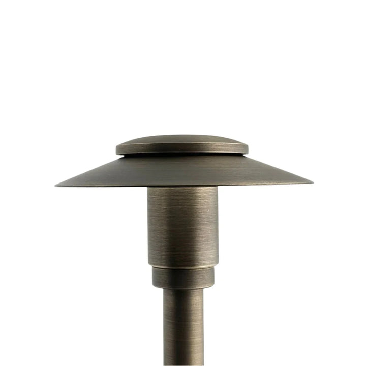 Outdoor Landscape Lighting LED 12V Low Voltage BPLP11 Stelvio SH Antique Brass Path Light Low Voltage Outdoor Lighting