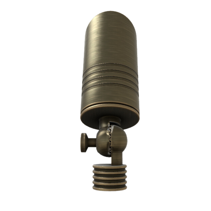 Outdoor Landscape Lighting LED 12V Low Voltage RAL8100 x20 Package Mini Brass Accent Light Low Voltage LED Outdoor Landscape Spotlight [FINAL SALE]