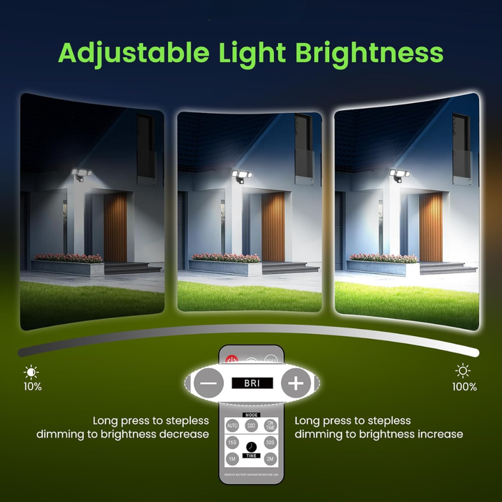 Outdoor Landscape Lighting LED 12V Low Voltage 40W Wired Outdoor LED Floodlight , 120V Remote-Operated Dimmable Adjustable 3000K-6000K Motion-Sensor Security Floodlight 4000LM, IP65 Waterproof